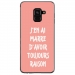 TPU0A8PLUS18RAISONROSE - Coque souple pour Samsung Galaxy A8-Plus 2018 avec impression Motifs marre d'avoir raison rose