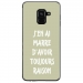 TPU0A8PLUS18RAISONVERT - Coque souple pour Samsung Galaxy A8-Plus 2018 avec impression Motifs marre d'avoir raison vert