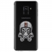 TPU0A8PLUS18SKULLCASQUE - Coque souple pour Samsung Galaxy A8-Plus 2018 avec impression Motifs tête de mort avec un casque de