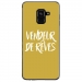 TPU0A8PLUS18VENDREVEOR - Coque souple pour Samsung Galaxy A8-Plus 2018 avec impression Motifs vendeur de rêves or