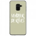 TPU0A8PLUS18VENDREVEVERT - Coque souple pour Samsung Galaxy A8-Plus 2018 avec impression Motifs vendeur de rêves vert