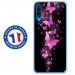 TPU0GALA70PAPILLONSFUSHIAS - Coque souple pour Samsung Galaxy A70 avec impression Motifs papillons fushias