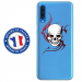TPU0GALA70SKULLTRIBAL - Coque souple pour Samsung Galaxy A70 avec impression Motifs tête de mort sur fond tribal