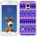 TPU0GALS5AZTEQUEBLEUVIOLET - Coque Souple en gel transparente pour Galaxy S5 avec impression Motifs aztèque bleu et violet
