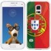 TPU0GALS5DRAPPORTUGAL - Coque Souple en gel transparente pour Galaxy S5 avec impression Motifs drapeau du Portugal