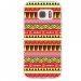 TPU0GALS7AZTEQUEJAUROU - Coque souple pour Samsung Galaxy S7 SM-G930 avec impression Motifs aztèque jaune et rouge