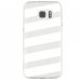 TPU0GALS7BANDESBLANCHES - Coque souple pour Samsung Galaxy S7 SM-G930 avec impression Motifs bandes blanches