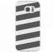 TPU0GALS7BANDESGRISES - Coque souple pour Samsung Galaxy S7 SM-G930 avec impression Motifs bandes grises