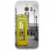 TPU0GALS7CABINEUKJAUNE - Coque souple pour Samsung Galaxy S7 SM-G930 avec impression Motifs cabine téléphonique UK jaune