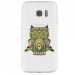 TPU0GALS7CHOUETTE - Coque souple pour Samsung Galaxy S7 SM-G930 avec impression Motifs chouette psychédélique