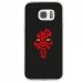 TPU0GALS7DARKROUGE - Coque souple pour Samsung Galaxy S7 SM-G930 avec impression Motifs Dark rouge