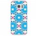TPU0GALS7GUY02 - Coque souple pour Samsung Galaxy S7 SM-G930 avec impression Motifs ronds en forme de bonhommes 2