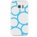 TPU0GALS7RONDSBLEUS - Coque souple pour Samsung Galaxy S7 SM-G930 avec impression Motifs ronds bleus