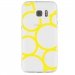 TPU0GALS7RONDSJAUNES - Coque souple pour Samsung Galaxy S7 SM-G930 avec impression Motifs ronds jaunes