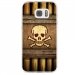 TPU0GALS7SKULLPIRATE - Coque souple pour Samsung Galaxy S7 SM-G930 avec impression Motifs pirate et tête de mort