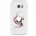 TPU0GALS7SKULLTRIBAL - Coque souple pour Samsung Galaxy S7 SM-G930 avec impression Motifs tête de mort sur fond tribal