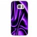 TPU0GALS7SOIEMAUVE - Coque souple pour Samsung Galaxy S7 SM-G930 avec impression Motifs soie drapée mauve