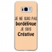 TPU0GALS8BORDELIQUEBEIGE - Coque souple pour Samsung Galaxy S8 avec impression Motifs Je ne suis pas bordélique beige