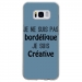 TPU0GALS8BORDELIQUEBLEU - Coque souple pour Samsung Galaxy S8 avec impression Motifs Je ne suis pas bordélique bleu