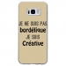 TPU0GALS8BORDELIQUETAUPE - Coque souple pour Samsung Galaxy S8 avec impression Motifs Je ne suis pas bordélique taupe