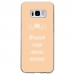 TPU0GALS8BOUDERBEIGE - Coque souple pour Samsung Galaxy S8 avec impression Motifs Bouder pour mieux Régner beige