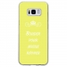 TPU0GALS8BOUDERJAUNE - Coque souple pour Samsung Galaxy S8 avec impression Motifs Bouder pour mieux Régner jaune