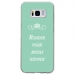 TPU0GALS8BOUDERTURQUOISE - Coque souple pour Samsung Galaxy S8 avec impression Motifs Bouder pour mieux Régner turquoise