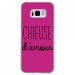 TPU0GALS8CHIEUSEFUSHIA - Coque souple pour Samsung Galaxy S8 avec impression Motifs Chieuse d'Amour fushia