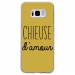 TPU0GALS8CHIEUSEOR - Coque souple pour Samsung Galaxy S8 avec impression Motifs Chieuse d'Amour or