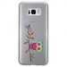 TPU0GALS8CHOUETTEBRANCHE - Coque souple pour Samsung Galaxy S8 avec impression Motifs chouette sur une branche