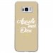 TPU0GALS8DIEUTAUPE - Coque souple pour Samsung Galaxy S8 avec impression Motifs Appelle moi Dieu taupe