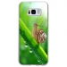 TPU0GALS8ESCARGOT - Coque souple pour Samsung Galaxy S8 avec impression Motifs escargot sur une tige