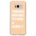 TPU0GALS8FUMEUSEBEIGE - Coque souple pour Samsung Galaxy S8 avec impression Motifs fumeuse et alors beige