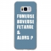 TPU0GALS8FUMEUSEBLEU - Coque souple pour Samsung Galaxy S8 avec impression Motifs fumeuse et alors bleu