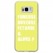 TPU0GALS8FUMEUSEJAUNE - Coque souple pour Samsung Galaxy S8 avec impression Motifs fumeuse et alors jaune