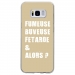 TPU0GALS8FUMEUSETAUPE - Coque souple pour Samsung Galaxy S8 avec impression Motifs fumeuse et alors taupe