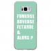 TPU0GALS8FUMEUSETURQUOISE - Coque souple pour Samsung Galaxy S8 avec impression Motifs fumeuse et alors turquoise