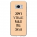 TPU0GALS8GENIALEBEIGE - Coque souple pour Samsung Galaxy S8 avec impression Motifs Chiante mais Géniale beige