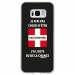 TPU0GALS8HAUTSAVOYARD - Coque souple pour Samsung Galaxy S8 avec impression Motifs je n'ai pas choisi d'être haut savoyard