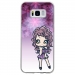 TPU0GALS8MANGAVIOLETTA - Coque souple pour Samsung Galaxy S8 avec impression Motifs manga fille violetta