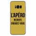 TPU0GALS8PLUSAPEROOR - Coque souple pour Samsung Galaxy S8 Plus avec impression Motifs l'apéro recrute or