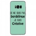 TPU0GALS8PLUSBORDELIQUETURQUO - Coque souple pour Samsung Galaxy S8 Plus avec impression Motifs Je ne suis pas bordélique turquoise