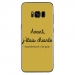 TPU0GALS8PLUSCHIANTEOR - Coque souple pour Samsung Galaxy S8 Plus avec impression Motifs Avant, j'étais chiante or