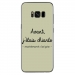 TPU0GALS8PLUSCHIANTEVERT - Coque souple pour Samsung Galaxy S8 Plus avec impression Motifs Avant, j'étais chiante vert