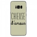 TPU0GALS8PLUSCHIEUSEVERT - Coque souple pour Samsung Galaxy S8 Plus avec impression Motifs Chieuse d'Amour vert