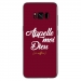 TPU0GALS8PLUSDIEUBORDEAU - Coque souple pour Samsung Galaxy S8 Plus avec impression Motifs Appelle moi Dieu bordeau