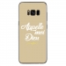 TPU0GALS8PLUSDIEUTAUPE - Coque souple pour Samsung Galaxy S8 Plus avec impression Motifs Appelle moi Dieu taupe