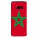 TPU0GALS8PLUSDRAPMAROC - Coque souple pour Samsung Galaxy S8 Plus avec impression Motifs drapeau du Maroc