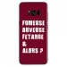 TPU0GALS8PLUSFUMEUSEBORDEAU - Coque souple pour Samsung Galaxy S8 Plus avec impression Motifs fumeuse et alors bordeau
