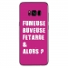 TPU0GALS8PLUSFUMEUSEFUSHIA - Coque souple pour Samsung Galaxy S8 Plus avec impression Motifs fumeuse et alors fushia